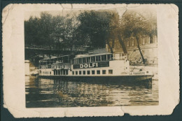 67 ALSACE - CPA PHOTO Bateau De Tourisme " LE DOLFI " - ETAT - Autres & Non Classés