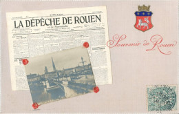 76 ROUEN - Souvenir De Rouen " LA DEPECHE " -  TTB - Rouen