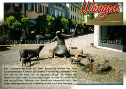 73210032 Wangen Allgaeu Antonius Brunnen Saumarkt Wangen Allgaeu - Wangen I. Allg.