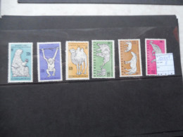 Tchecoslovaquie Ceskoslovensko 1214/1219 Mnh Neuf ** Perfect Parfait Animaux Dieren Zonder Gom Sans Gomme - Used Stamps