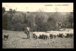 94 - ORMESSON - LA VALLEE D'AMBOISE - BERGER ET SON TROUPEAU DE MOUTONS - Ormesson Sur Marne