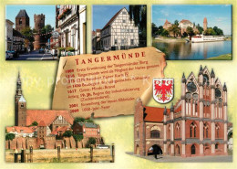 73209801 Tangermuende Lange Strasse Rathaus Burgmuseum Tangermuende - Tangermünde