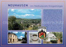 73209668 Neuhausen Erzgebirge Panorama Nussknackermuseum Sonnenuhr Am Schloss Gl - Neuhausen (Erzgeb.)