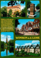73209631 Winsen Luhe Schloss Monument Fussgaengerzone Kirche Teich Winsen Luhe - Winsen