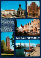 73209621 Wismar Mecklenburg Stadtplatz Rathaus St Nikolai Kirche Hafen Wismar Me - Wismar