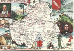 Ref (  18827  )   Haute Savoie - Carte Geografiche