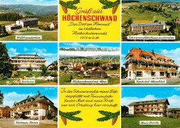 73209202 Hoechenschwand Haus Christa Kurhotel Alpenblick Kurheim Krone Hoechensc - Hoechenschwand