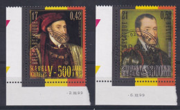 CHARLES V KAREL 2000 BDF BORD DE FEUILLE - Datiert