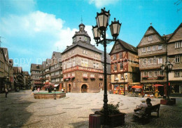 73209032 Herborn Hessen Marktplatz Mit Rathaus Herborn Hessen - Herborn