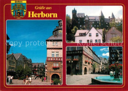 73209030 Herborn Hessen Herborner Schloss Marktplatz Rathaus Herborn Hessen - Herborn