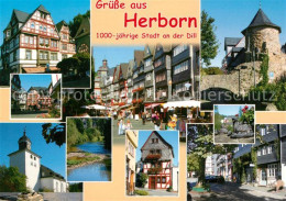 73209012 Herborn Hessen Rathaus Marktplatz Schloss Kirche Dillpartie Herborn Hes - Herborn