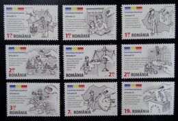 Rumänien Mi 7522-7530 ** , Bürgerrechte - Neufs