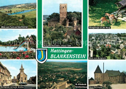 73208893 Blankenstein Ruhr Ruhrtal Burg Blankenstein Wildgehege Freibad Burgturm - Hattingen
