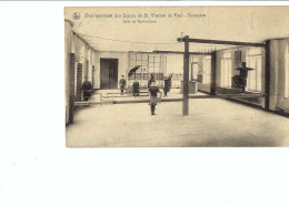 Gijzegem:Institut Des Soeurs De St Vincent De Paul Gysegem -Salle De Gymnastique (naar Begijnhof Dendermonde 1922) - Aalst
