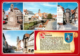 73208697 Lauterbach Hessen Loewen-Denkmal Marktplatz Ankerturm Lauterbach Hessen - Lauterbach