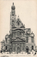 FRANCE - Paris - Vue Générale De L'église Saint Etienne Du Mont - Vue Face à L'entrée - Carte Postale Ancienne - Kirchen