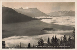 SUISSE - Leysin - Mer De Nuages - Dents De Morcles Et Massif Du Trient - Carte Postale Ancienne - Leysin