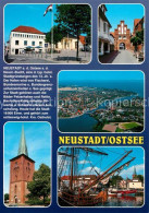 73208018 Neustadt Holstein Rathaus Stadttor Fliegeraufnahme Kirche Hafen Neustad - Neustadt (Holstein)