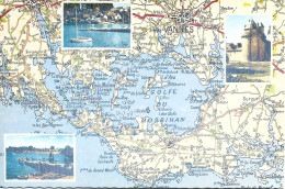 Ref (  18837  )  Golfe Du Morbihan - Carte Geografiche