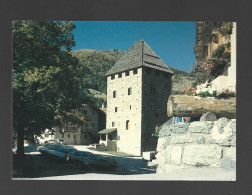 Vissoie Valais Tour Et Musée Wallis Schweiz Suisse Photo Card Htje - Anniviers