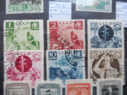 Russie Russia Urss Cccp 583/586 Used Oblitéré Gestempelt Perfect Parfait 1936 - Usados