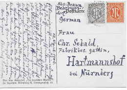Bebringersdorf 1946 Nach Hartmannshof - Briefe U. Dokumente