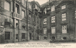 FRANCE - Paris (4e) - Vue Sur La Rue Pavée Hôtel Lamoignon - Cour Intérieure - Carte Postale Ancienne - Cafés, Hotels, Restaurants