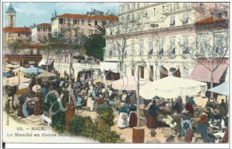 CPA 06 NICE Le MARCHE Au COURS SALEYA   BELLE ANIMATION - Szenen (Vieux-Nice)