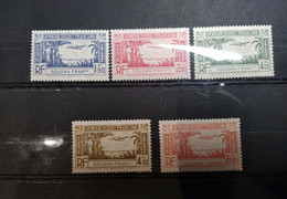 SOUDAN FRANCAIS 1940 YT PA 1/5* - SERIE COMPLETE - Unused Stamps