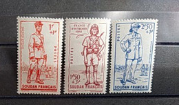 Soudan - YV 122 à 124 N*  Defense De L'empire - Unused Stamps