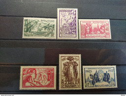 Soudan 1937 Expo Paris 93-98, 6 Val * Charnière MH - Unused Stamps