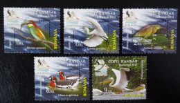 Rumänien Mi 6629-6633 , Vögel , Gestempelt - Used Stamps