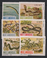 MOCAMBIQUE - 1982 - N°YT. 862 à 867 - Serpents - Neuf Luxe ** / MNH / Postfrisch - Snakes