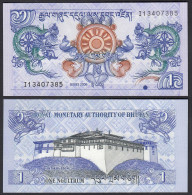 Bhutan - 1 Ngultrum Banknote 2006 Pick 27a UNC (1)     (30859 - Otros – Asia