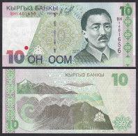 Kirgistan - Kirgisistan - Kyrgyzstan 10 Som 1997 Pick 14 UNC (1)    (30857 - Sonstige – Asien
