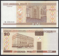 Weißrussland - Belarus 20 Rubel 2000 UNC (1) Pick 24  (30166 - Other - Europe