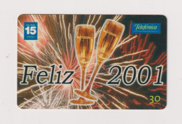 BRASIL -  2001 Christmas Inductive  Phonecard - Brasil