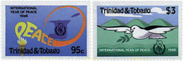 37262 MNH TRINIDAD Y TOBAGO 1986 AÑO INTERNACIONAL DE LA PAZ - Trinidad En Tobago (1962-...)