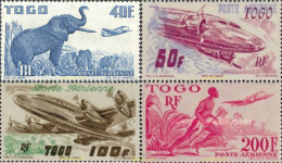 54151 MNH TOGO 1947 MAMIFEROS - Neufs