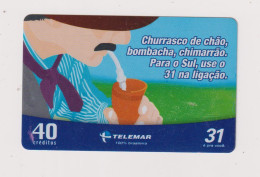 BRASIL -  Churrasco De Chao Inductive  Phonecard - Brésil