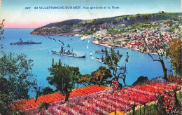 FRANCE - Villefranche Sur Mer - Vue Générale Et La Rade - Carte Postale Ancienne - Villefranche-sur-Mer