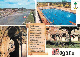 32 - Nogaro - Multivues - Blasons - Piscine - CPM - Voir Scans Recto-Verso - Nogaro