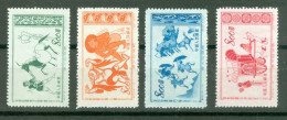 Chine  Yv 984/987 Ou Michel 215/218   * * TB   - Unused Stamps