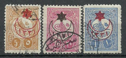 Turkey; 1915 Overprinted War Issue Stamps (Complete Set) - Oblitérés