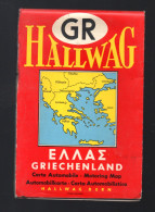 Grande Carte  Hallwag / LA  GRECE GRIECHENLAND   (M6414) - Strassenkarten