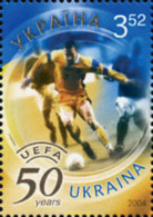 168850 MNH UCRANIA 2004 50 ANIVERSARIO DE LA UEFA - Ukraine