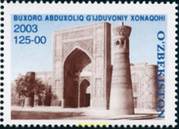 168903 MNH UZBEKISTAN 2003 900 ANIVERSARIO DEL NACIMIENTO DE ABDULKHALIQ GIJDUVONIY - Ouzbékistan