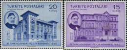 299619 HINGED TURQUIA 1950 3 CONGRESO NACIONAL DE LAS COOPERATIVAS. EN ESTAMBUL - Altri & Non Classificati