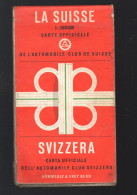 Grande Carte Dépliante    Kümmerly  LA SUISSE (M6415) - Strassenkarten