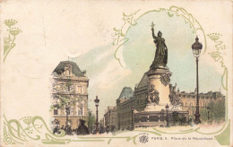 FRANCE - Paris - Vue De La Place De La République - Vue D'un Statu - Carte Postale Ancienne - Statue